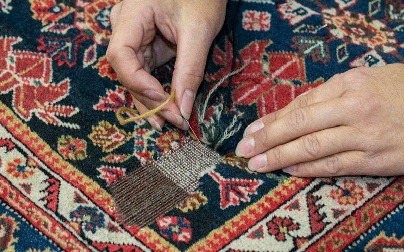 بهترین رفوی فرش امیرآباد